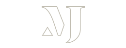Monogram featuring the letters N and J on a dark background